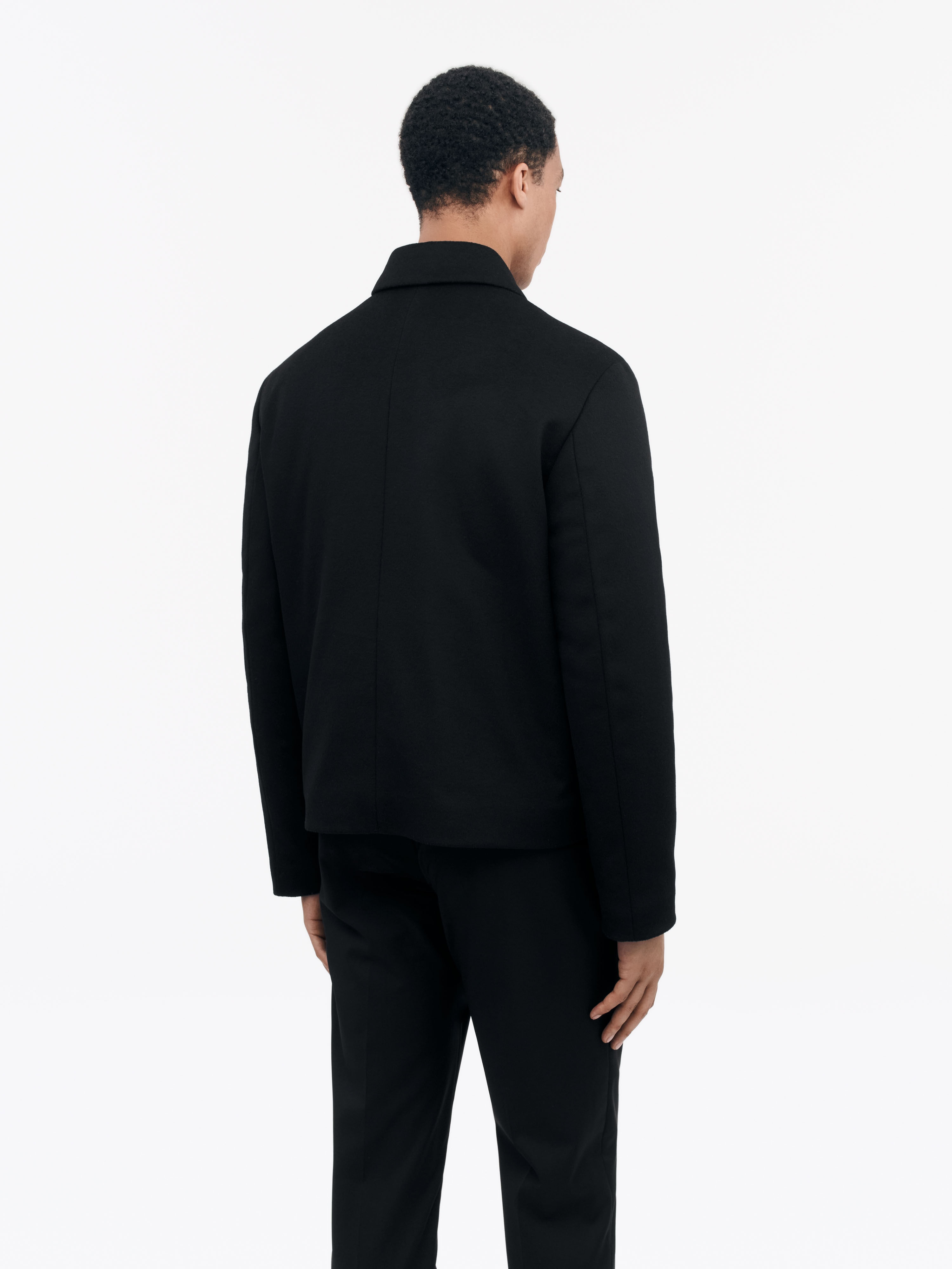 Elmeri Zip-Up Wool Blend Jacket - 3