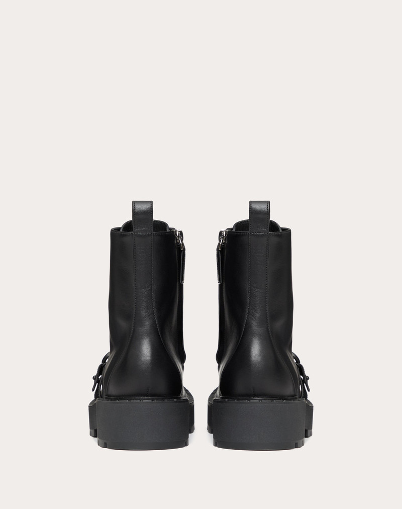 VLOGO SIGNATURE CALFSKIN COMBAT BOOT 45MM 3