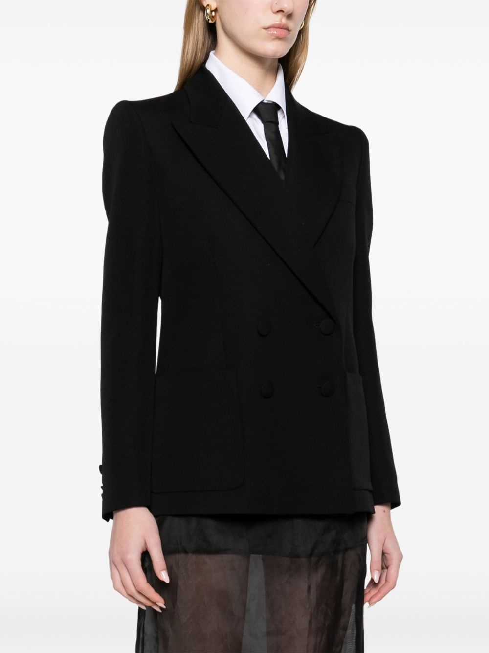 virgin-wool blazer - 3