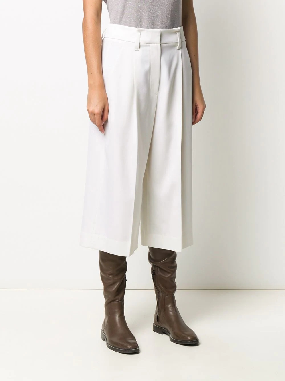 straight-leg darted culottes - 3