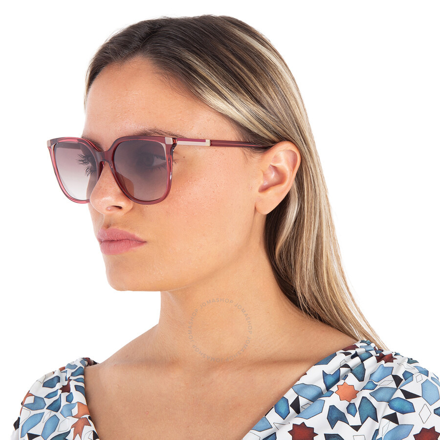 Carolina Herrera Brown Butterfly Ladies Sunglasses HER 0140/S 0G3I/HA/54 - 2