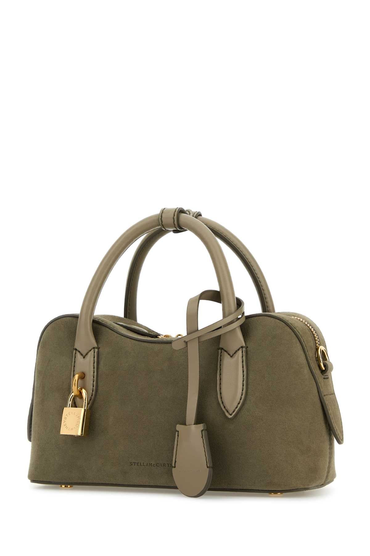 Stella Mccartney Women Dove Grey Suede Alter Mat Stella Ryder Handbag - 2