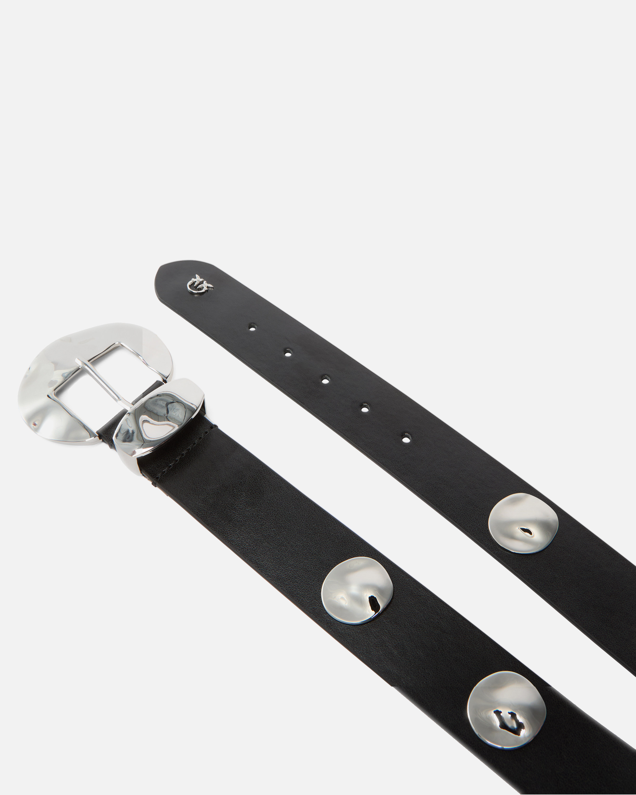 4-CM BELT WITH STUDS AND LOVE BIRDS LOGO - 3