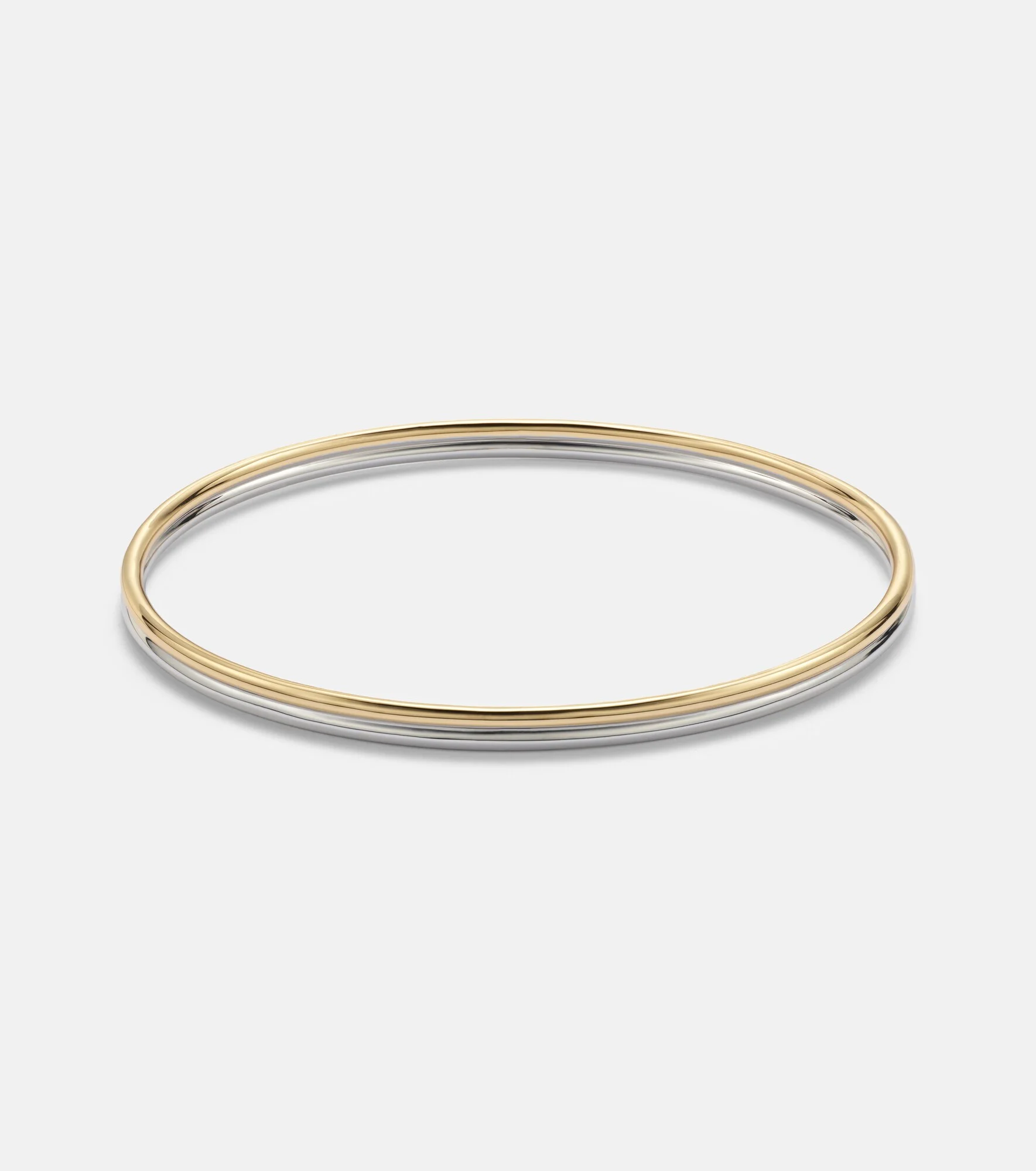 Thread 10kt gold-plated bangle - 1