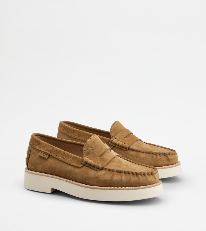 LOAFERS IN SUEDE - BROWN 3