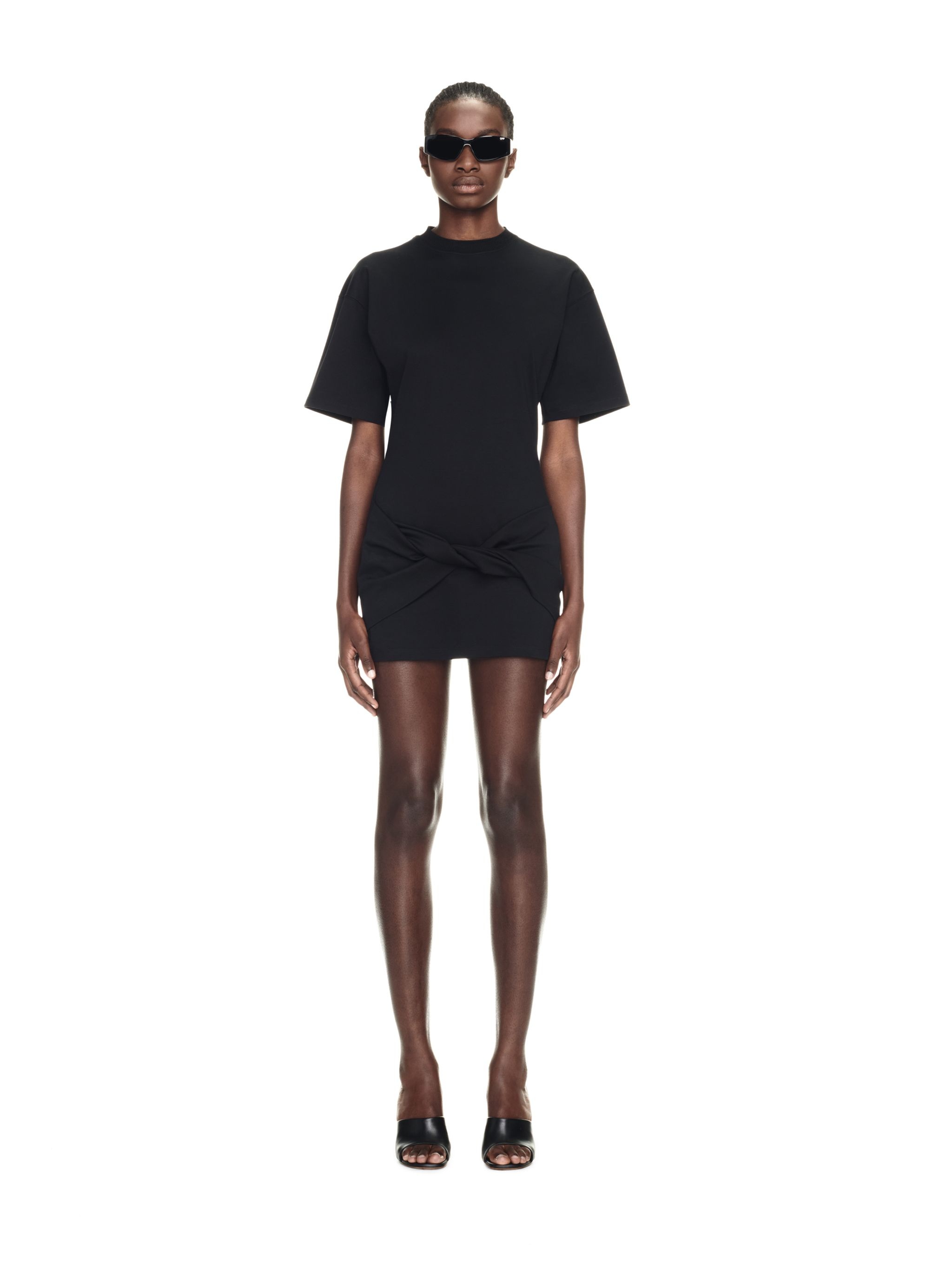Arrow Twisted T-shirt Dress - 2