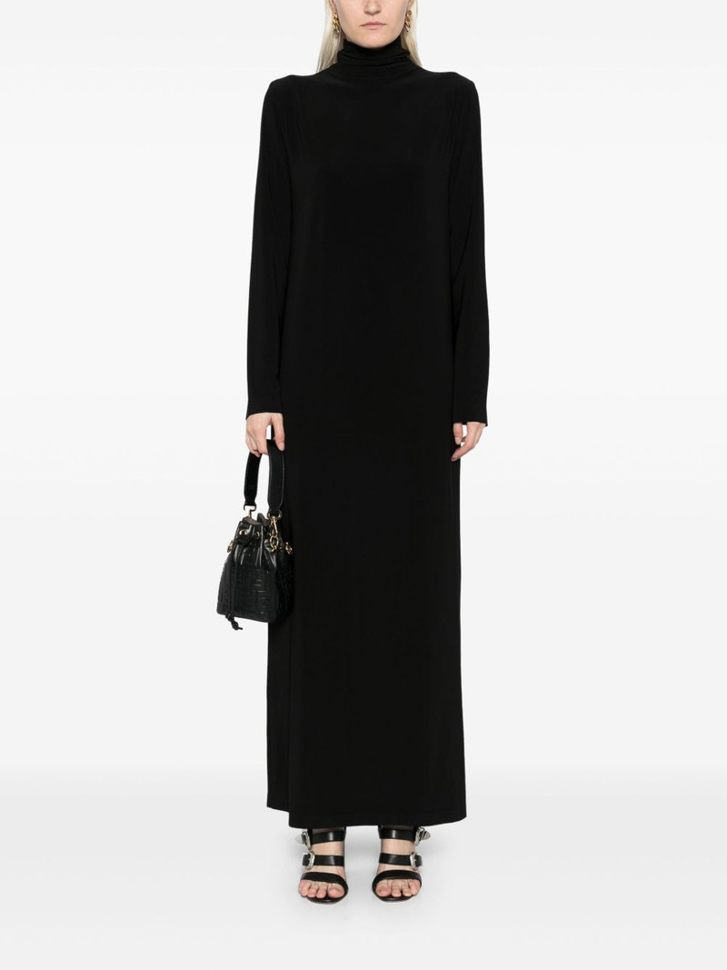 NORMA KAMALI mock-neck long-sleeved gown outlook