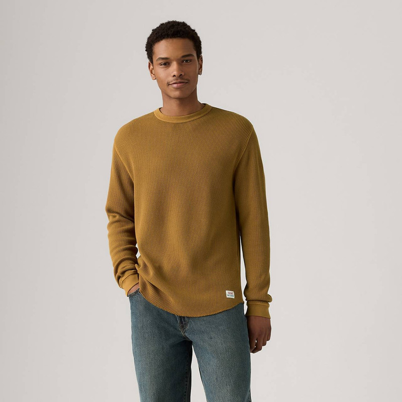 LONG-SLEEVE RELAXED THERMAL SHIRT 2