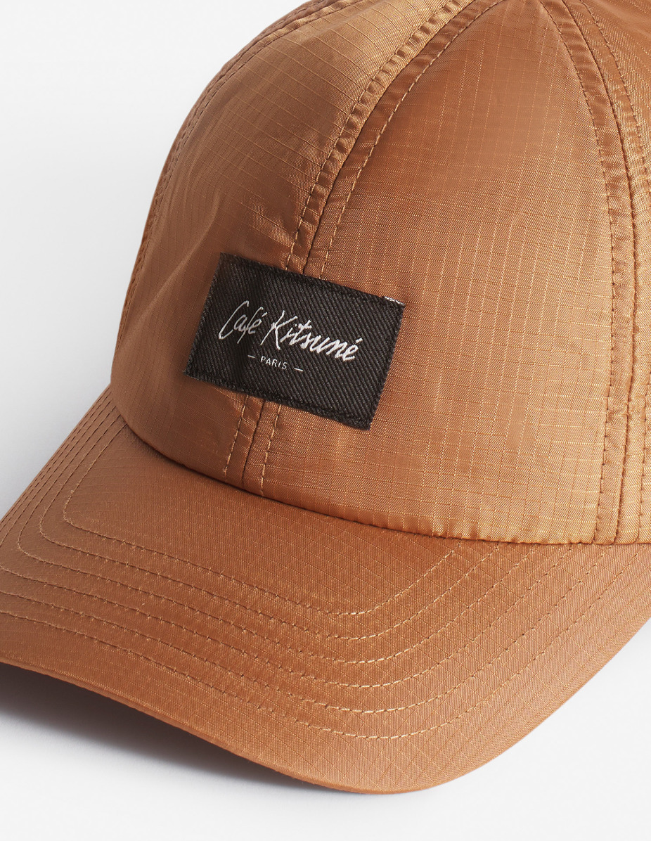 CAFE KITSUNE RIPSTOP CAP - 5