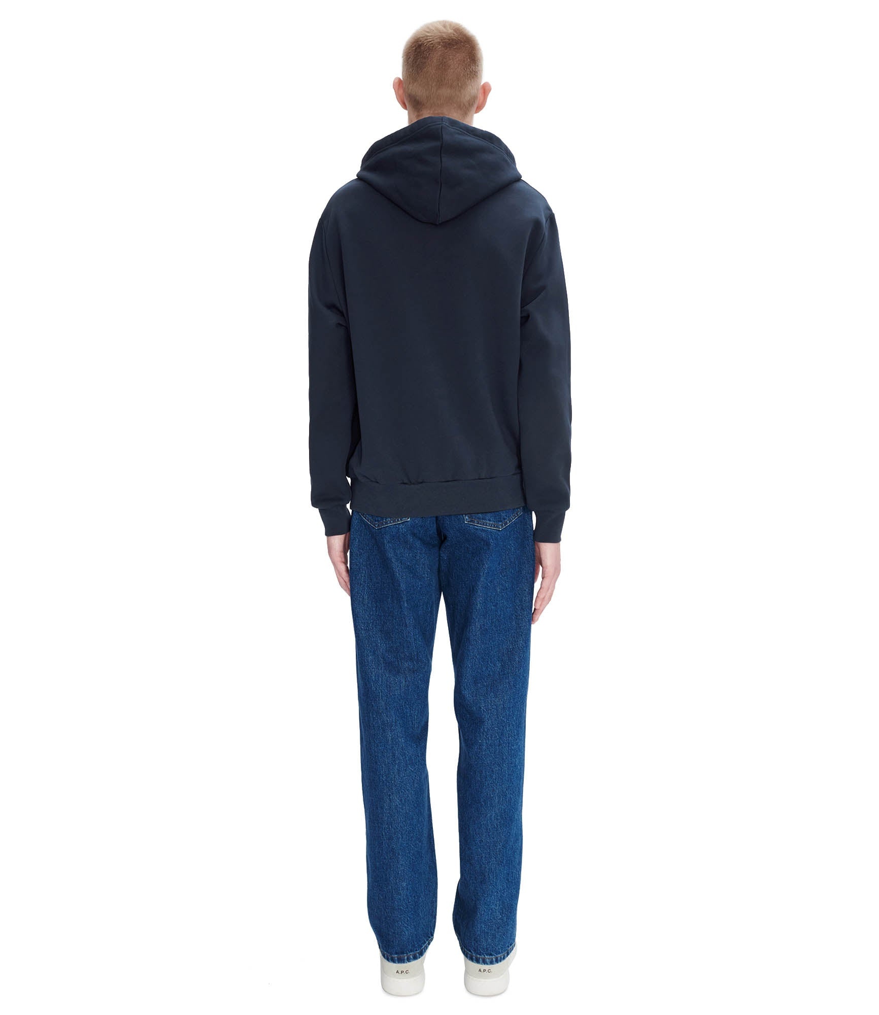 ★A.P.C.★ Petit VPC boxy fit hood dark navy COHBRH27917TIQ A.P.C. BOXY PETIT VPC HOODIE | REVERSIBLE