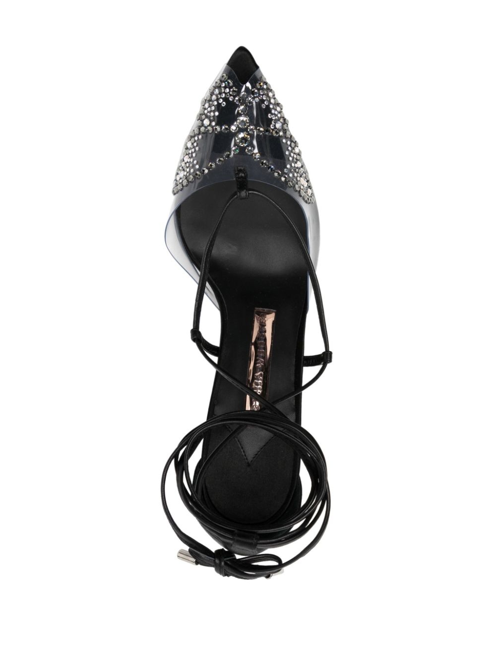 90mm Aria crystal-embellished pumps - 4