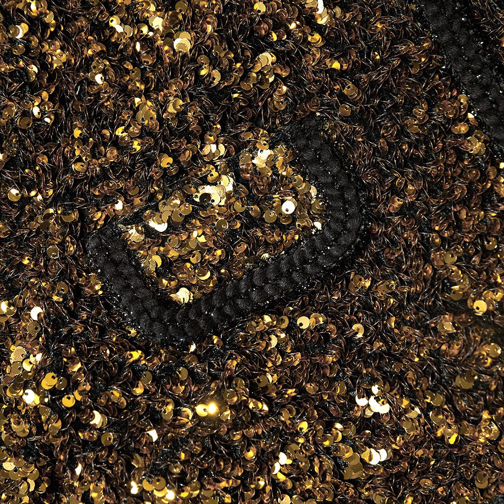 Gold Sequin Cropped Jacket - 5