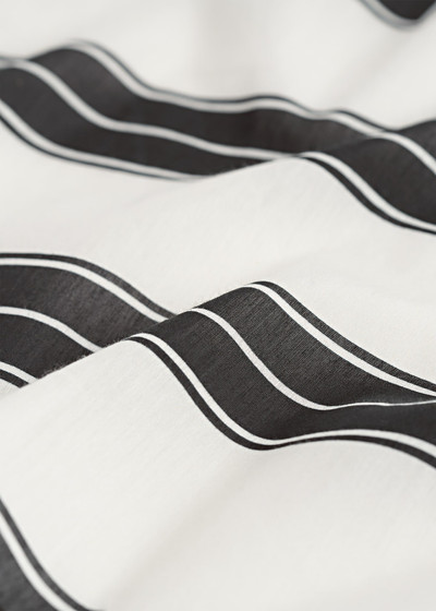 Totême Striped Cotton & Silk Square Scarf outlook