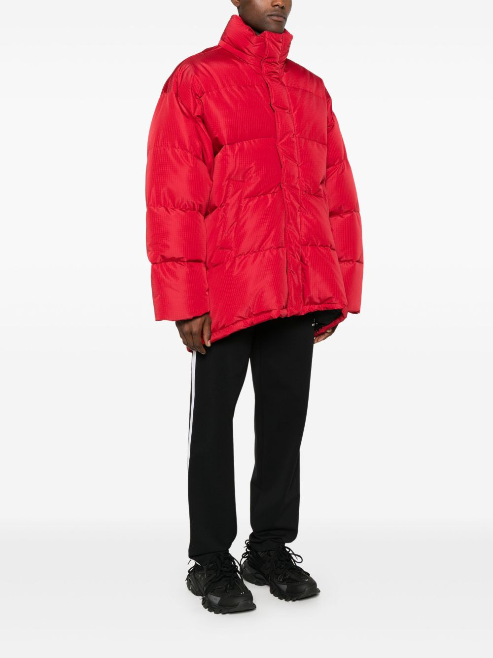 short padded parka coat - 3
