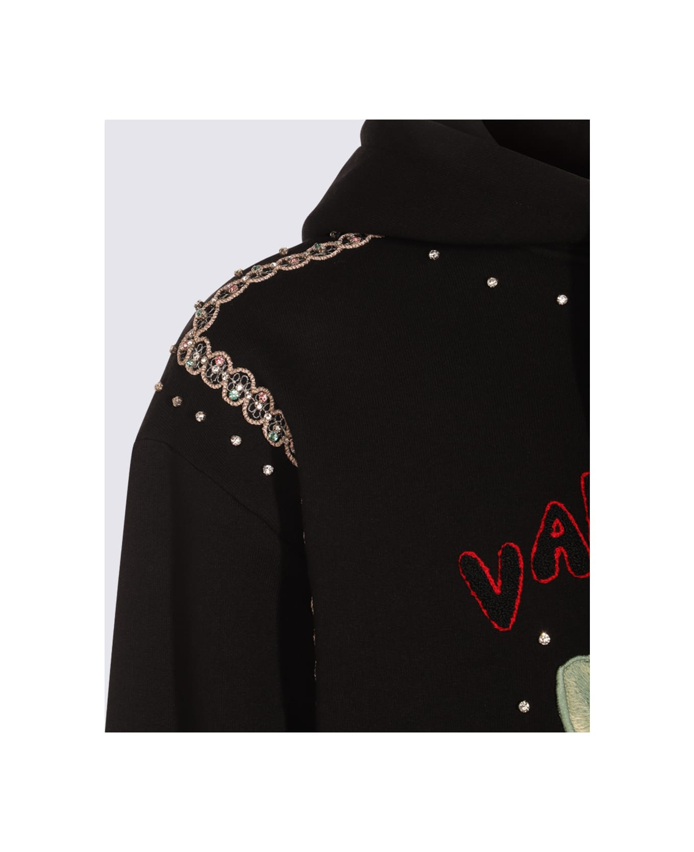 Black Cotton Sweatshirt - 4
