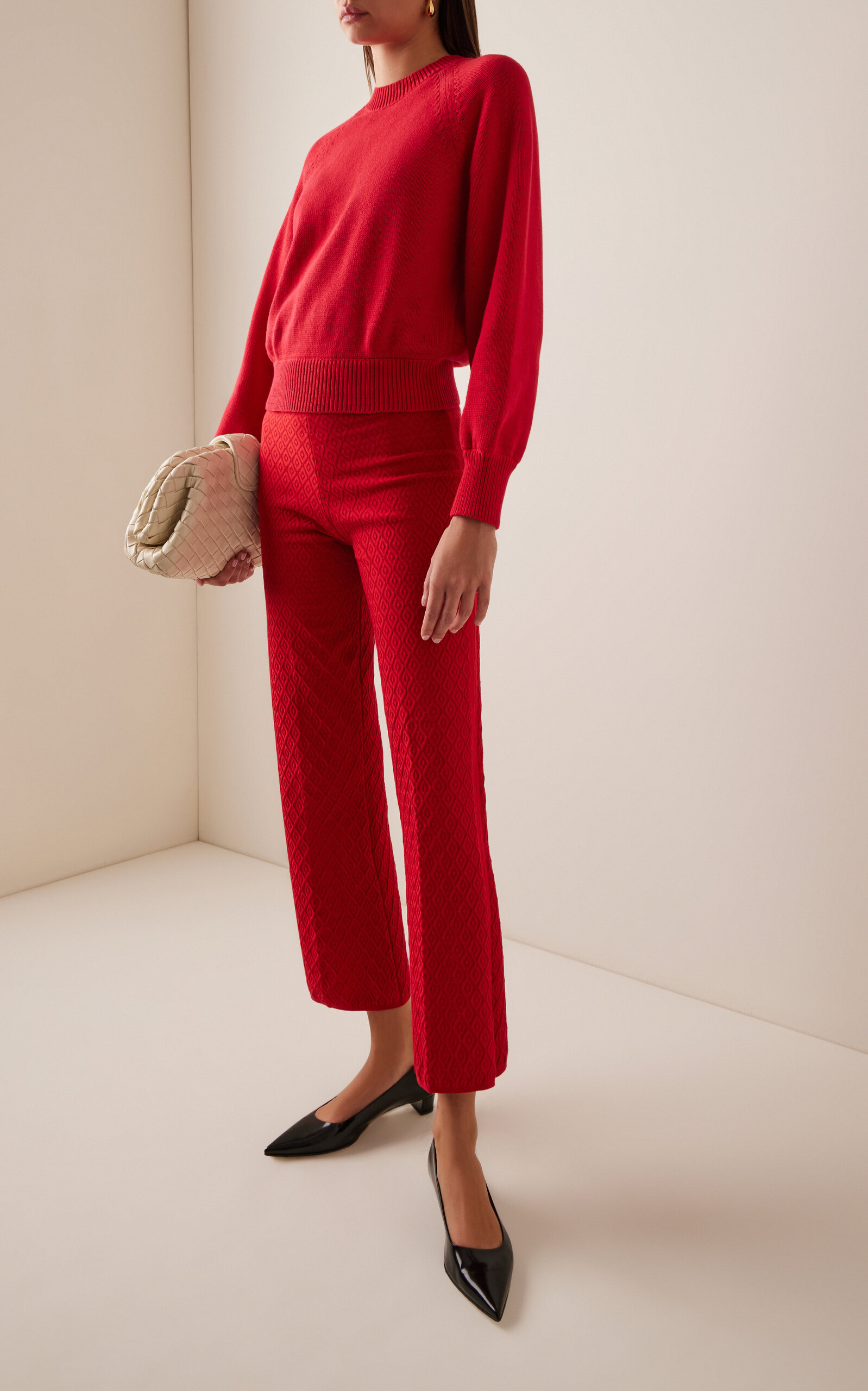 Lara Cotton Sweater red - 3