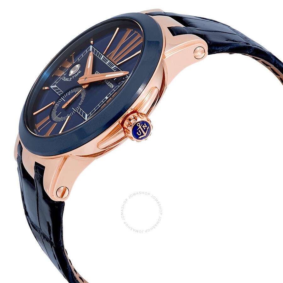 Ulysse Nardin Executive Dual Time Automatic Blue Dial Men's Watch 246-00/43 - 2