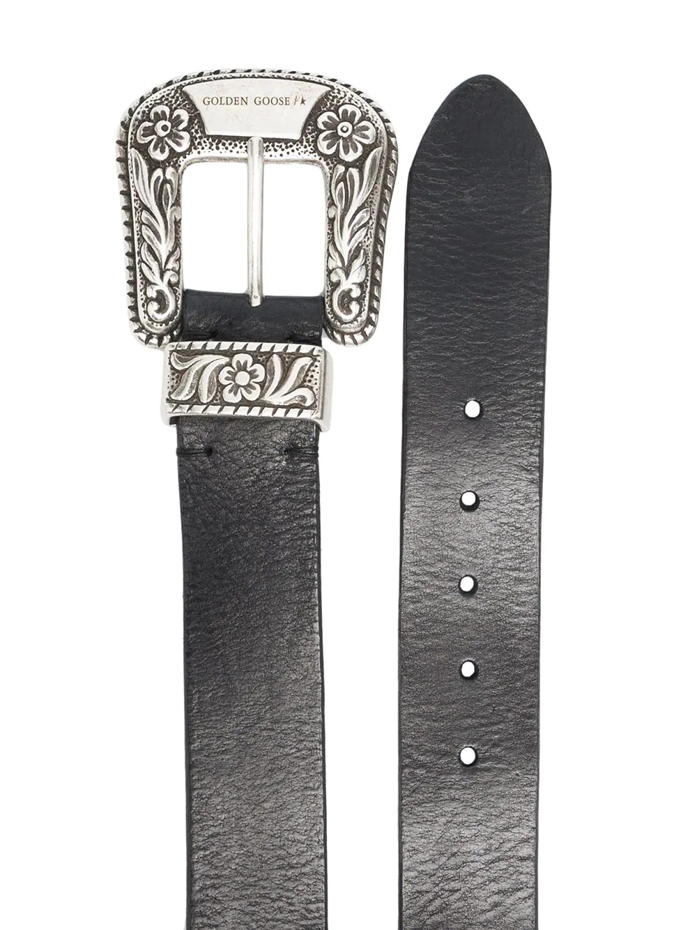 Western-inspired buckled belt - 2