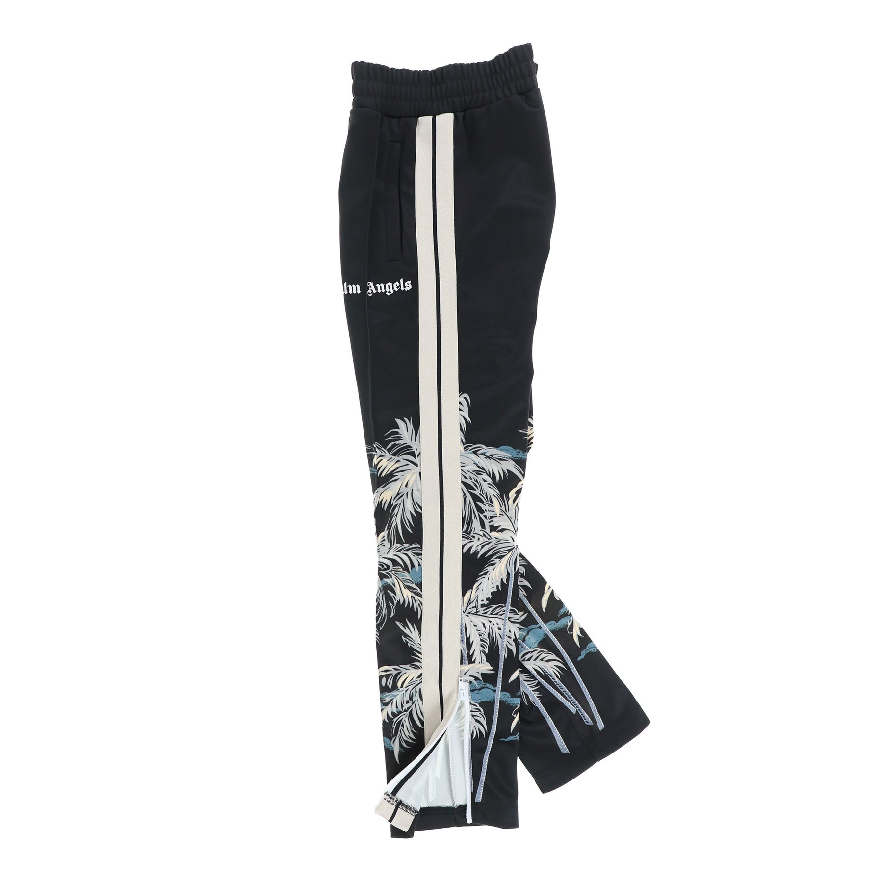 ALLOVER PALMS TRACK PANTS / BLK OFF WHT - 3