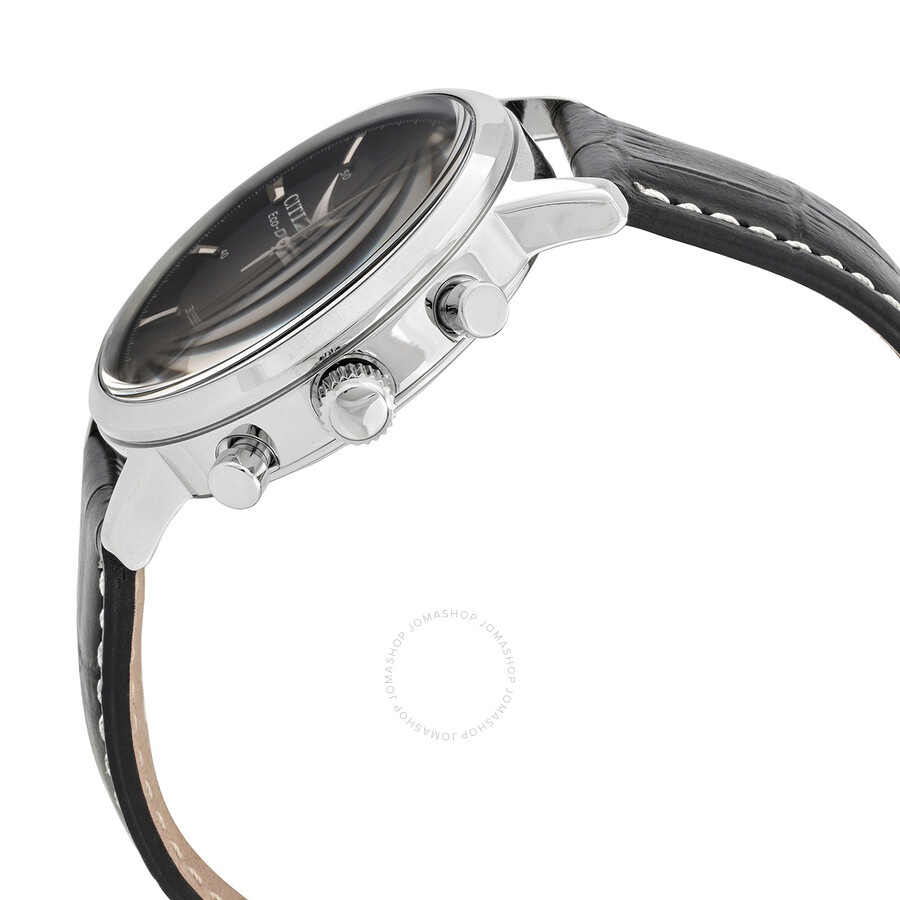 Citizen - Citizen Eco-Drive Chronograph Black Dial Men's Watch CA7061-18E - 2