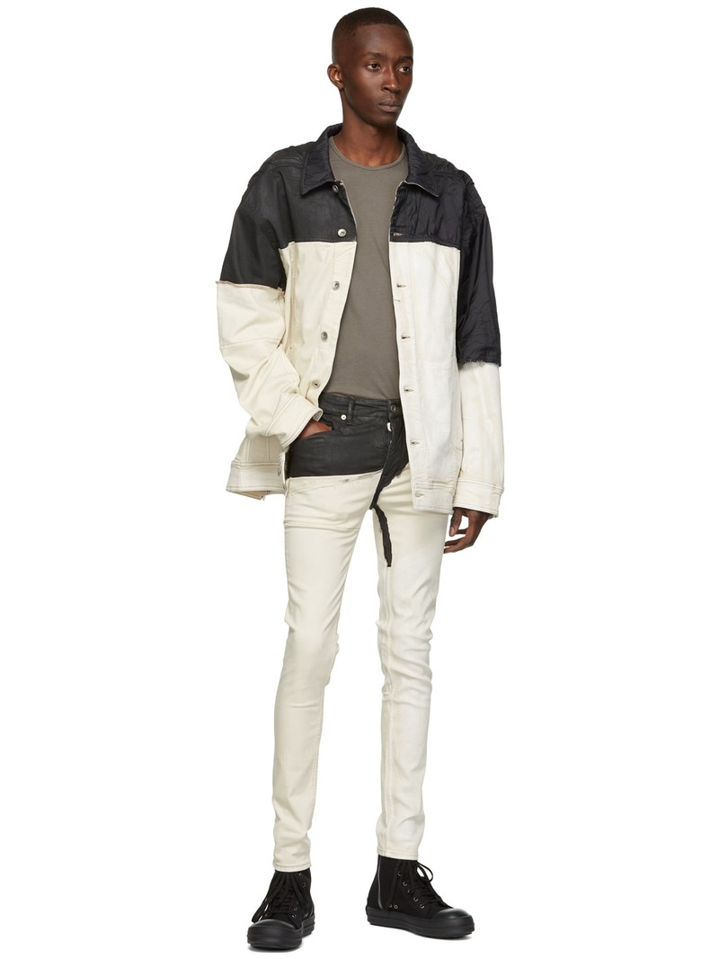 Rick Owens DRKSHDW White Tyrone Jeans outlook