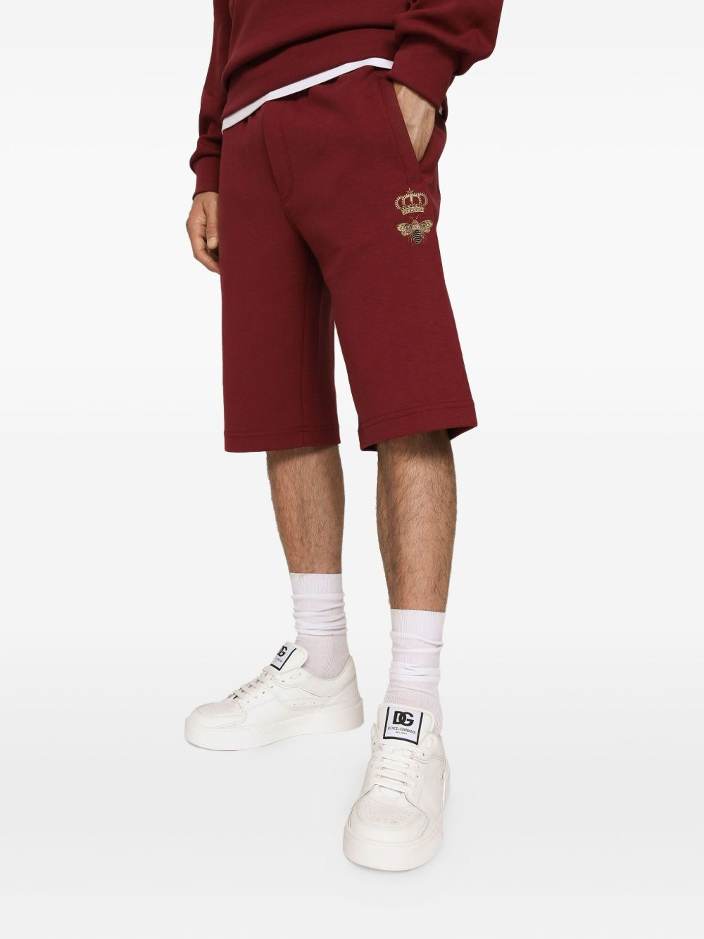 logo-embroidery shorts - 4