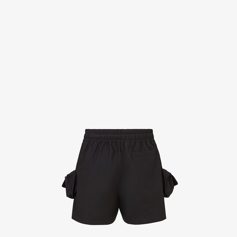 FENDI Black nylon pants outlook