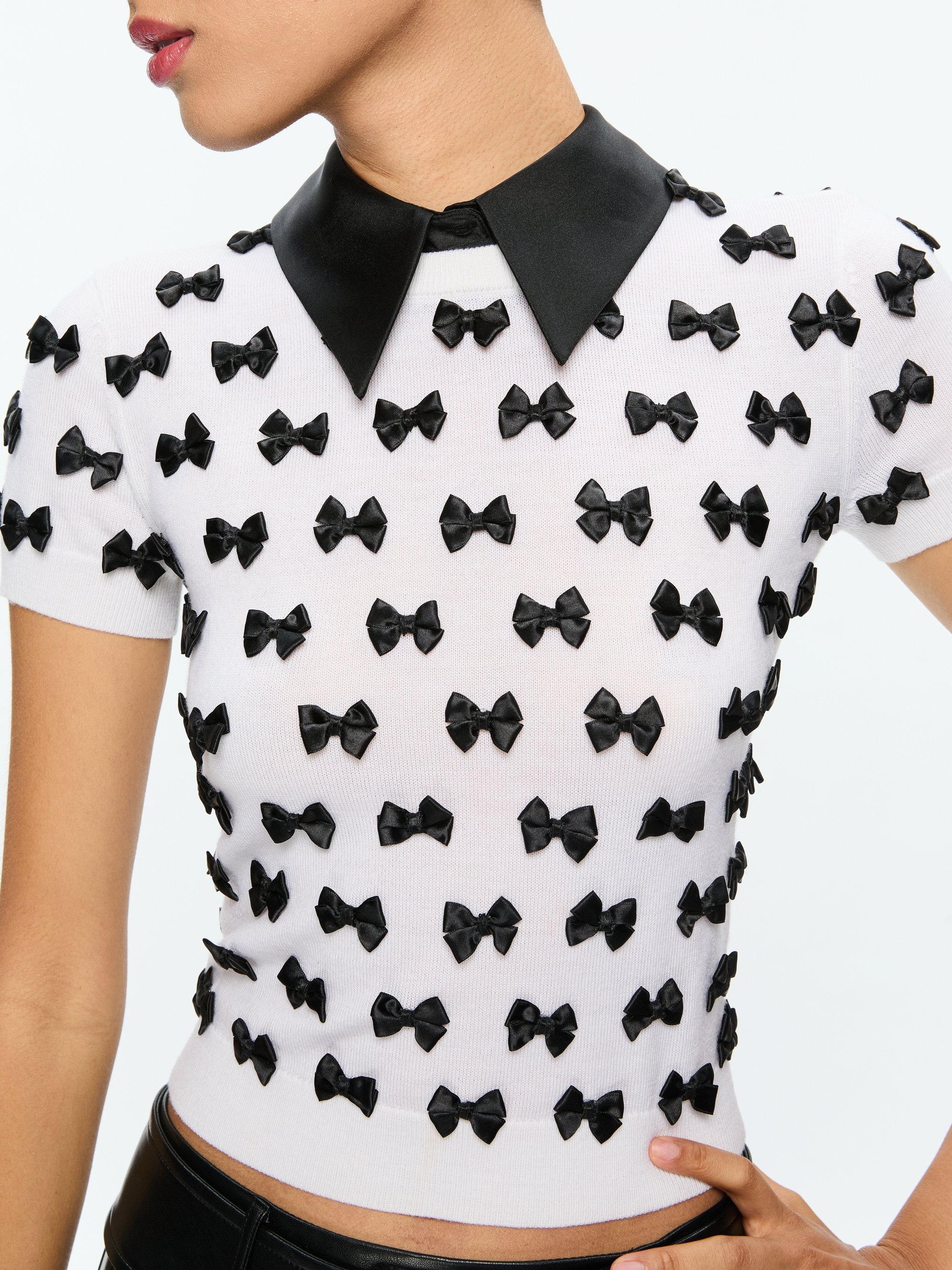 CIARA SHORT SLEEVE PULLOVER - 5