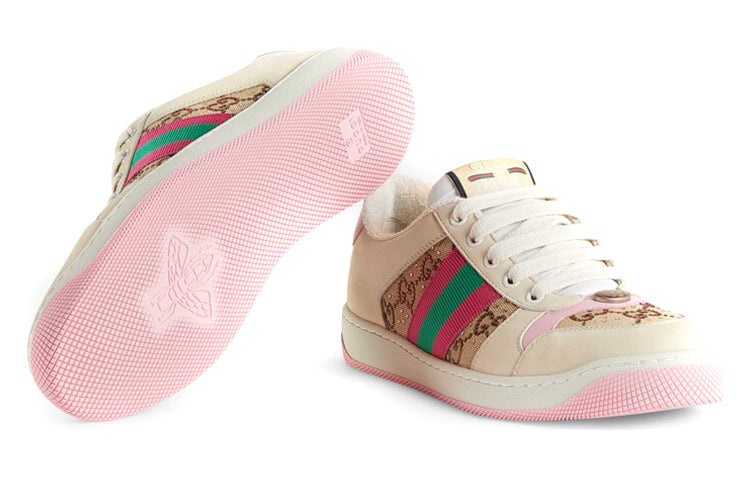 (WMNS) Gucci Screener GG Low-Top Sneakers 'GG Canvas - Beige Pink' 677423-9SFR0-2587 - 5