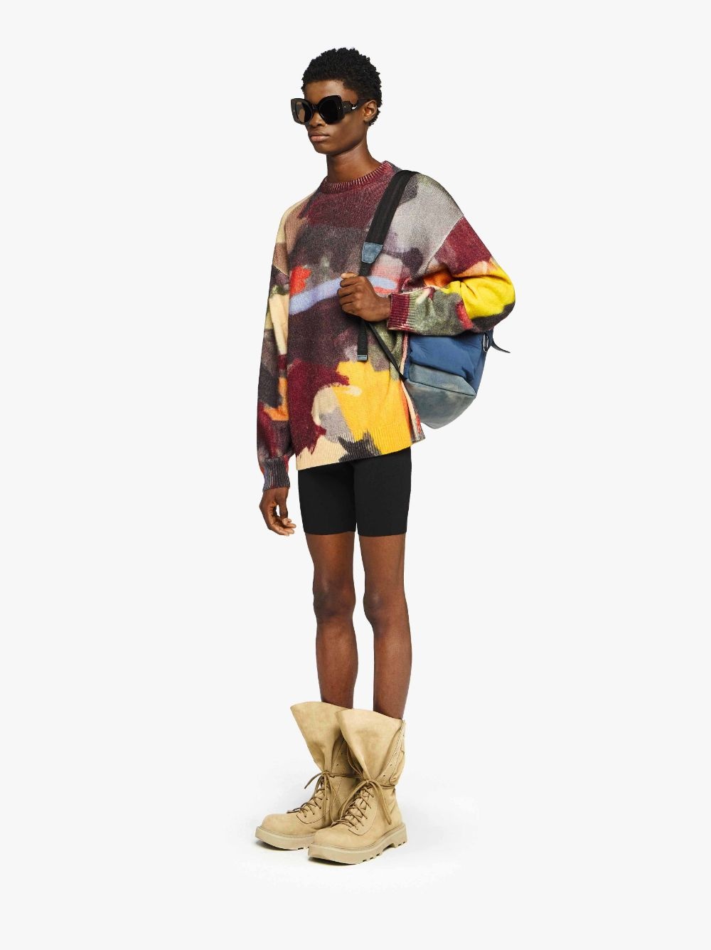 ABSTRACT' PRINTED SWEATER - 4