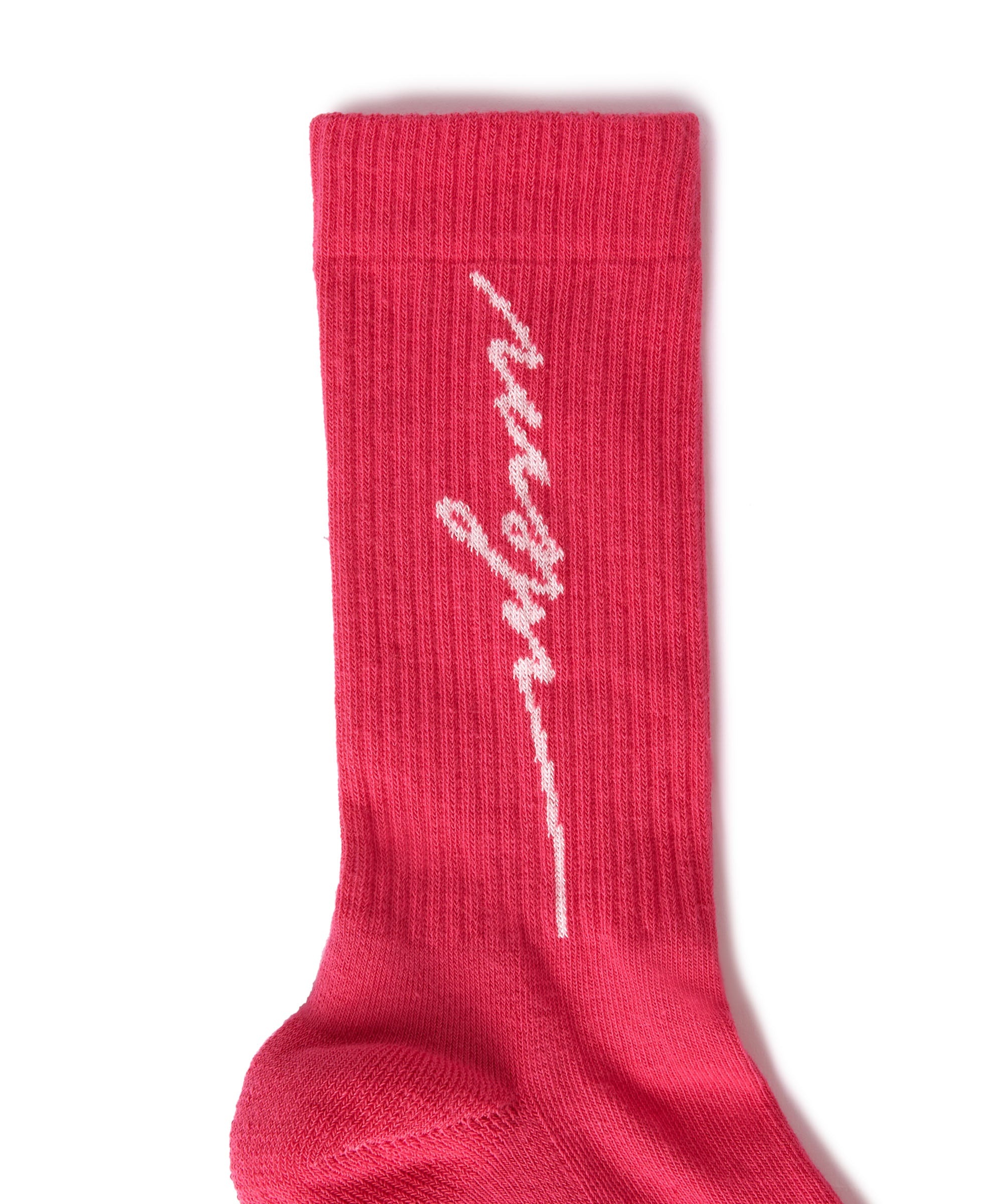 Socks with jacquard cursive logo - 2