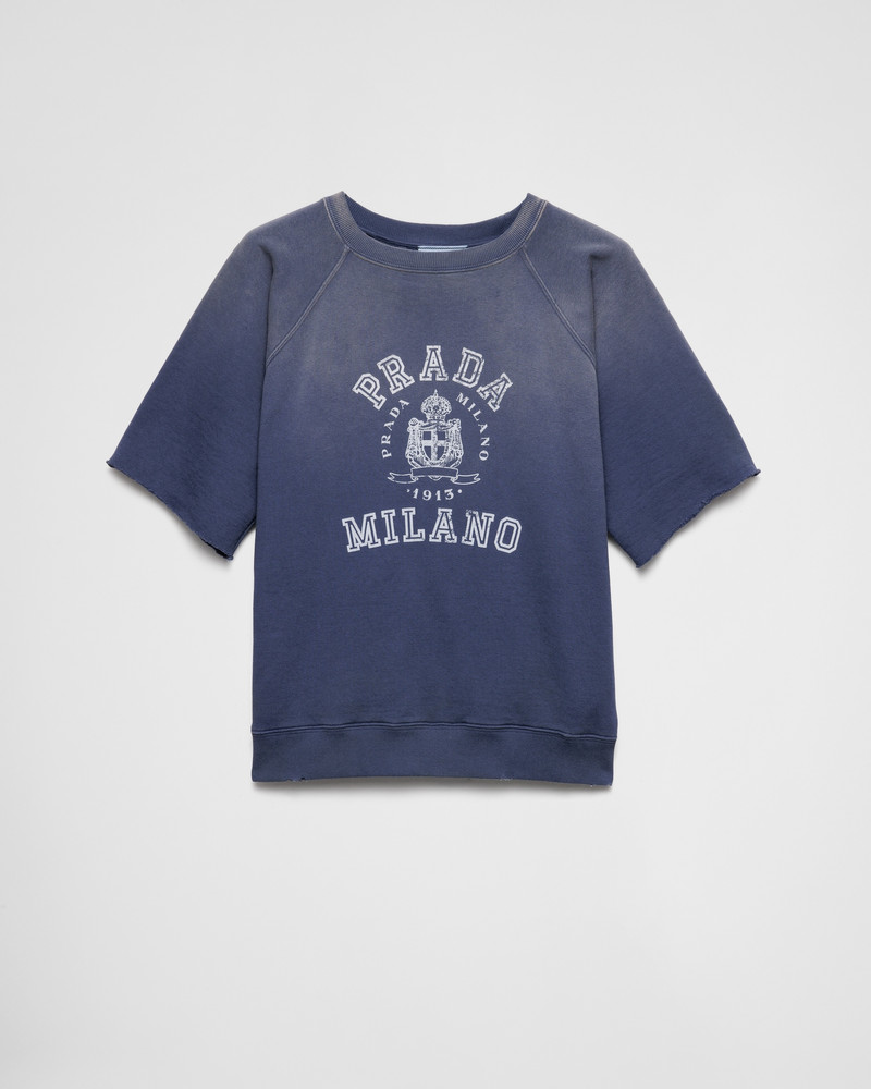 Cotton fleece T-shirt 1