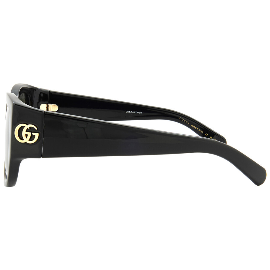 Gucci Grey Square Ladies Sunglasses GG1599SA 001 52 - 4