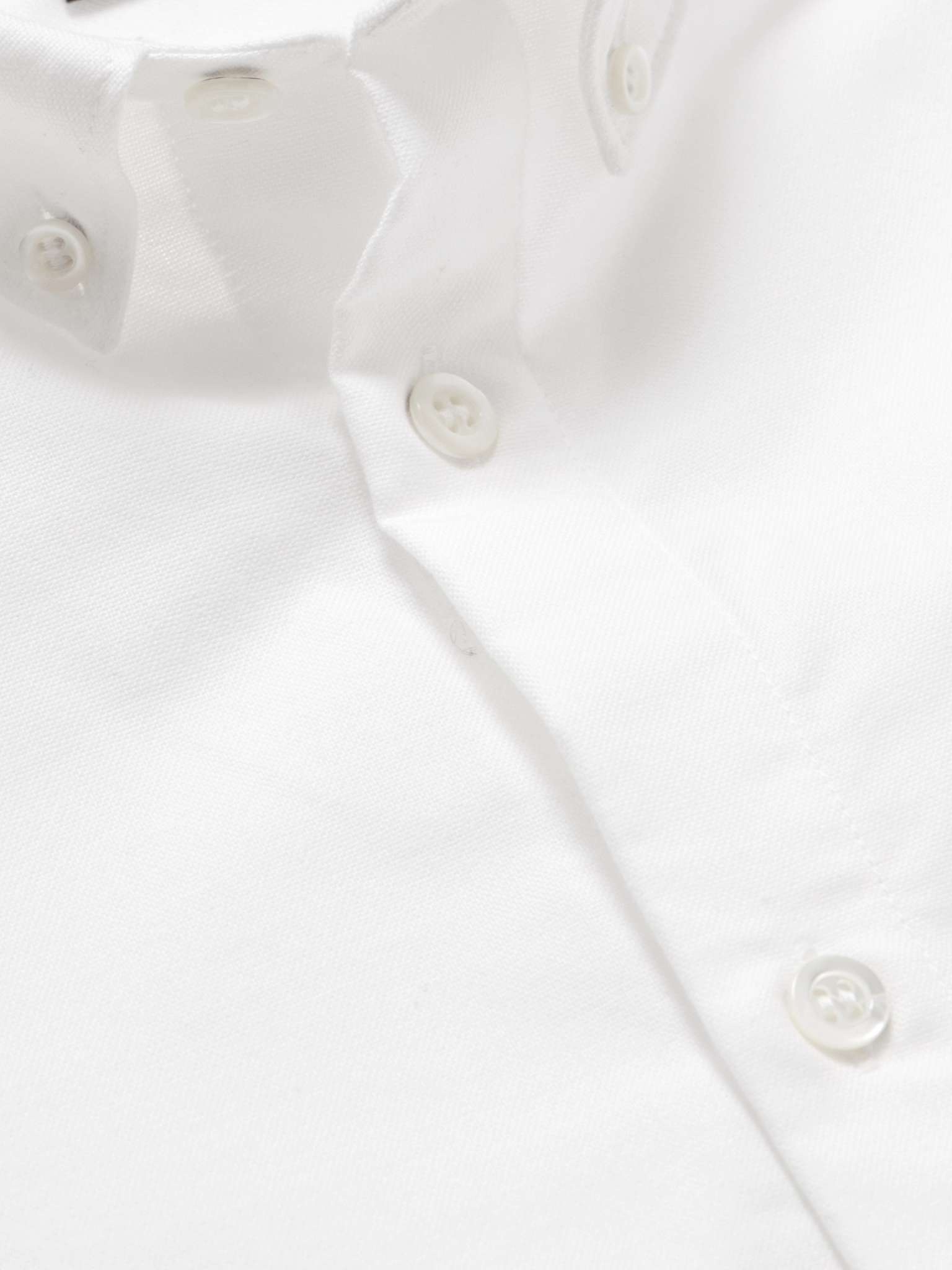 Greg Logo-Embroidered Button-Down Collar Cotton Oxford Shirt - 6