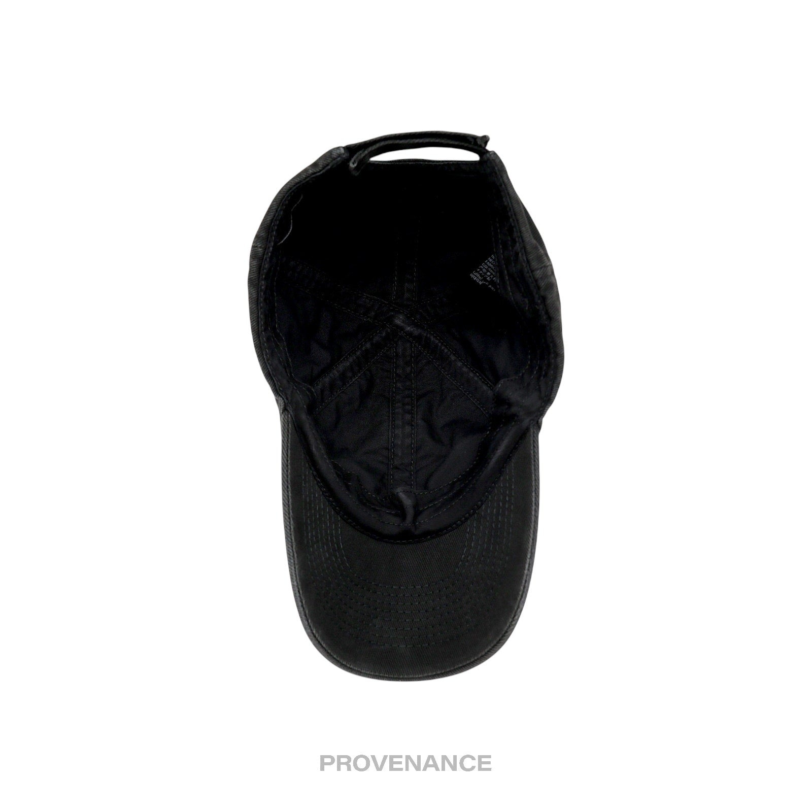 Balenciaga Embroidered Logo BB Lazer Destroyed Cap Black - 9