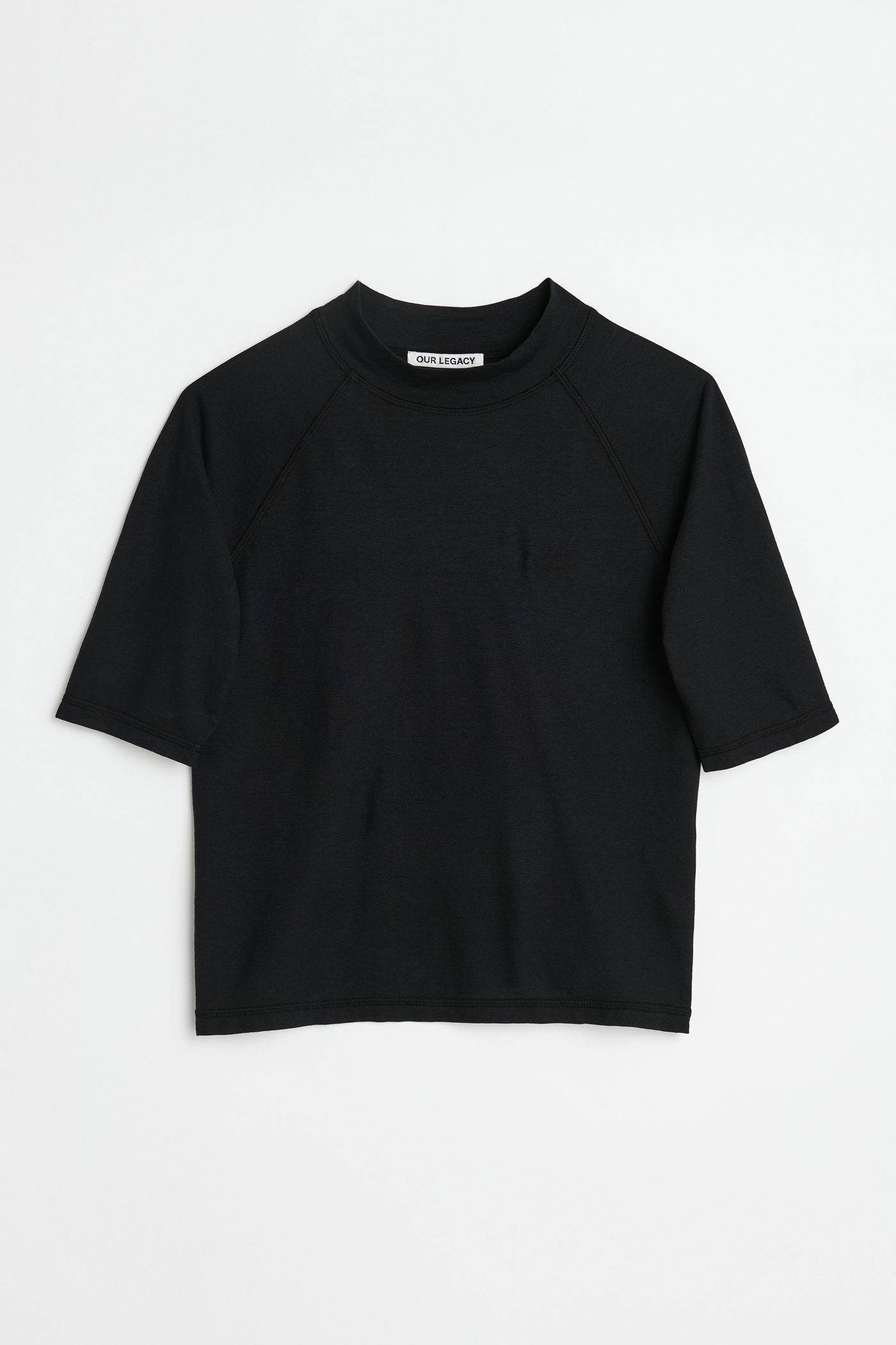 Raglan Turtle Top Black Dry Crepe - 7