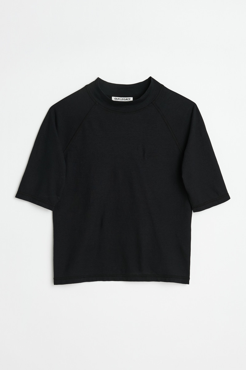 Raglan Turtle Top Black Dry Crepe 7