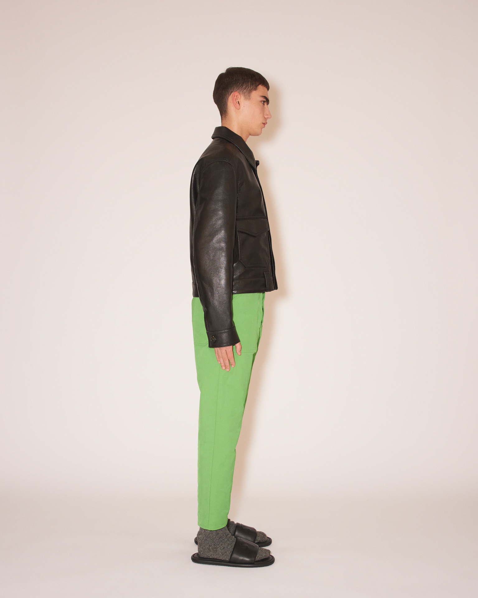 RUBEN - Regenerated leather jacket - Black - 3