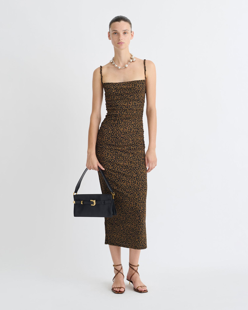Nanushka Printed Mesh Jersey Midi Dress outlook