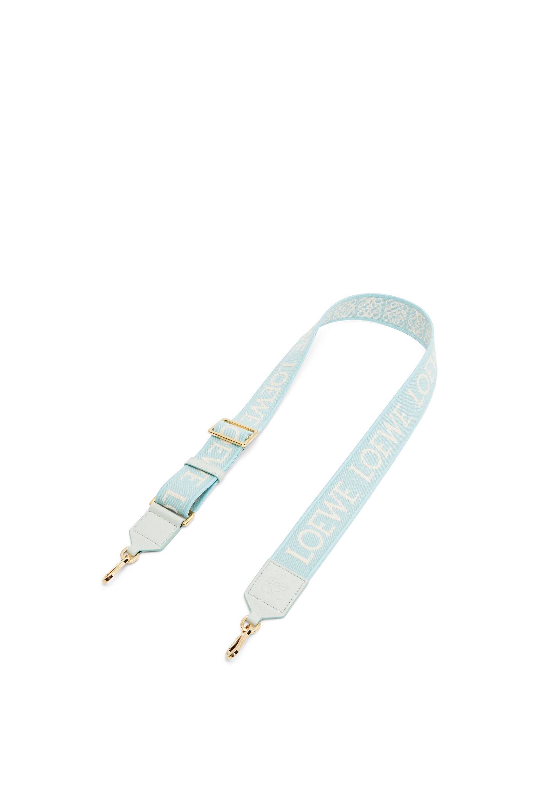 Anagram strap in jacquard and calfskin - 1