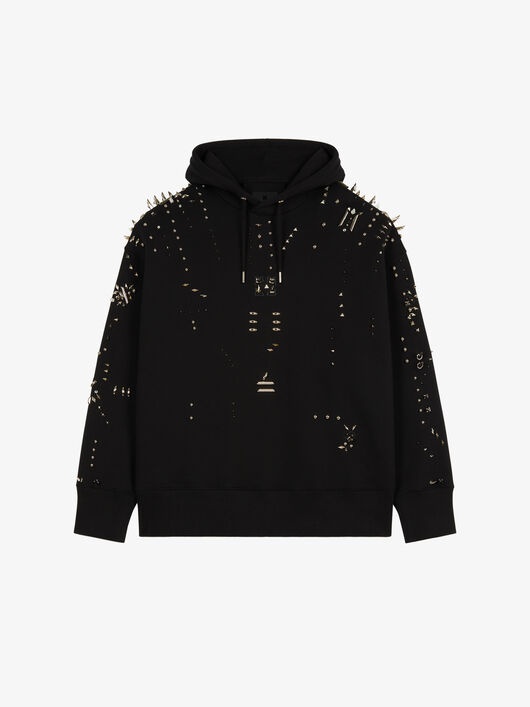 OVERSIZED HOODIE WITH STUDS - 3