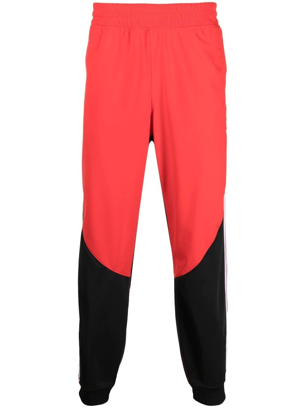 colour-block elasticated track pants - 1