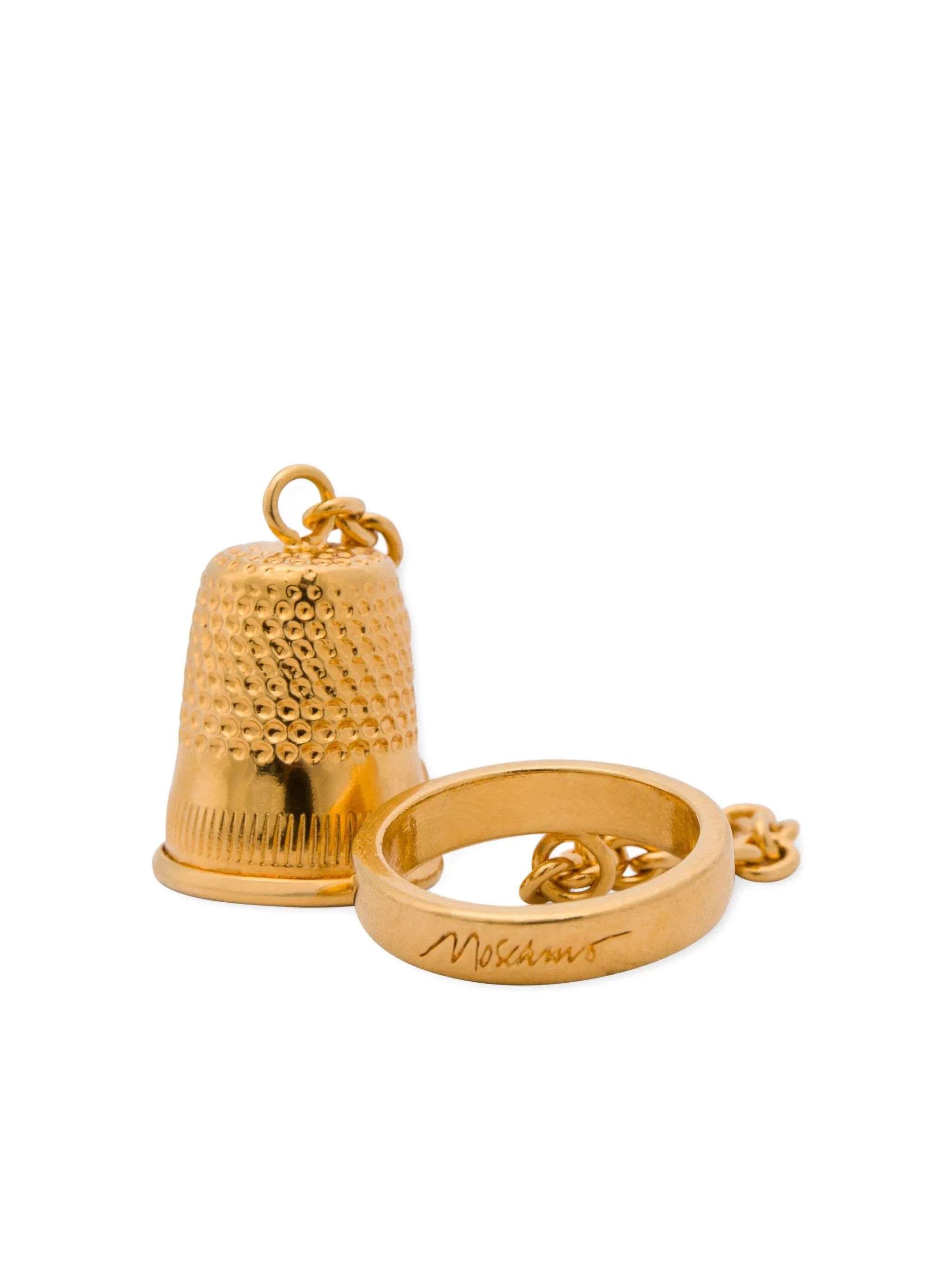 Moschino Thimble-charm Ring - 2