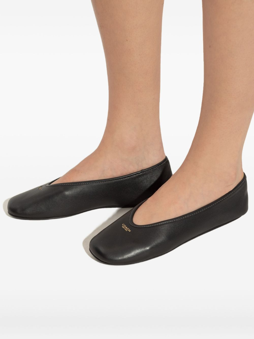 leather ballet flats - 5