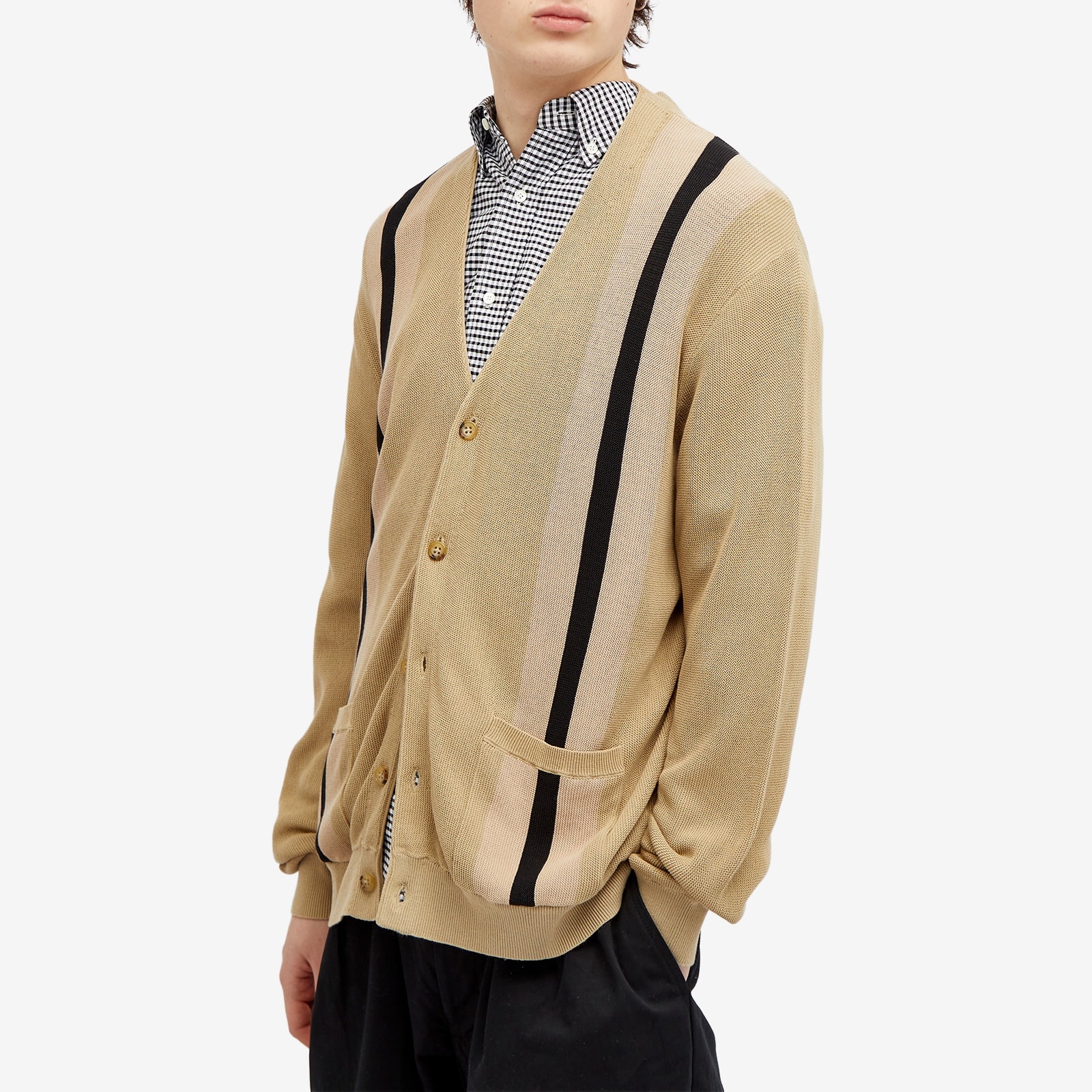 Beams Plus Stripe Cardigan - 2