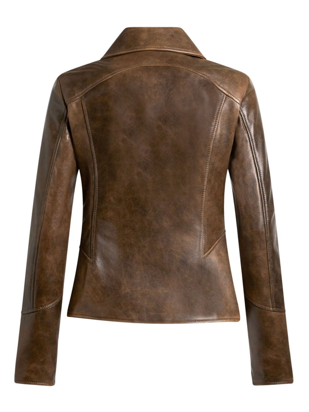 leather blazer - 7