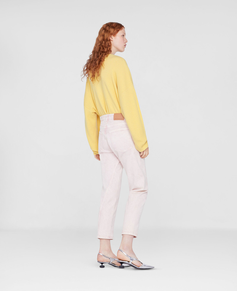 Twisted Seam Denim Pants 3