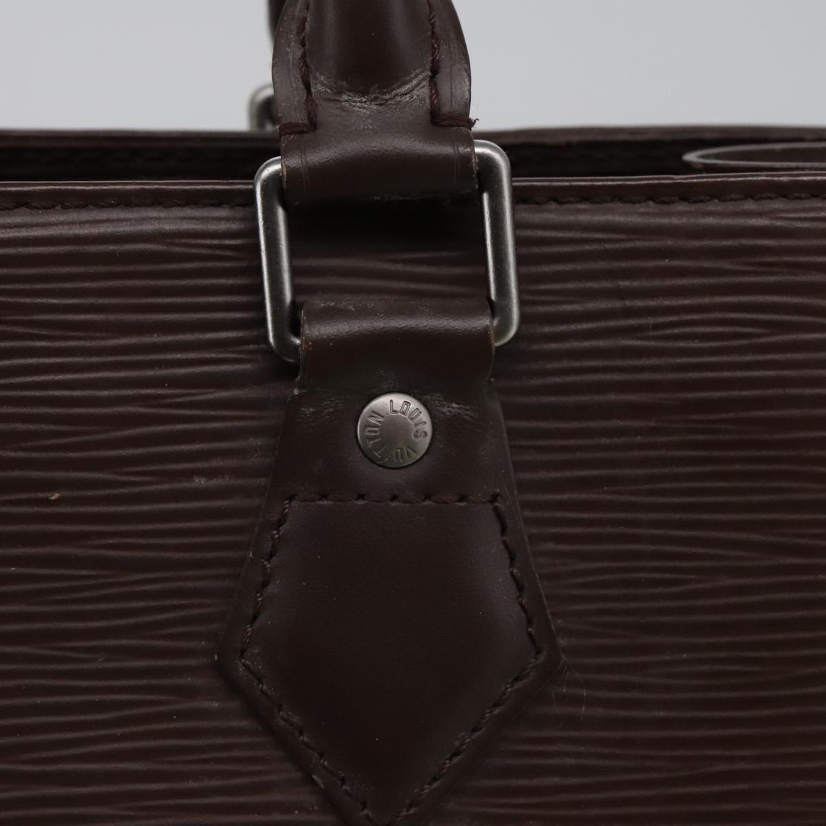 LOUIS VUITTON Epi Sac Plat Hand Bag Mocha Brown M5908d M5908d - 13
