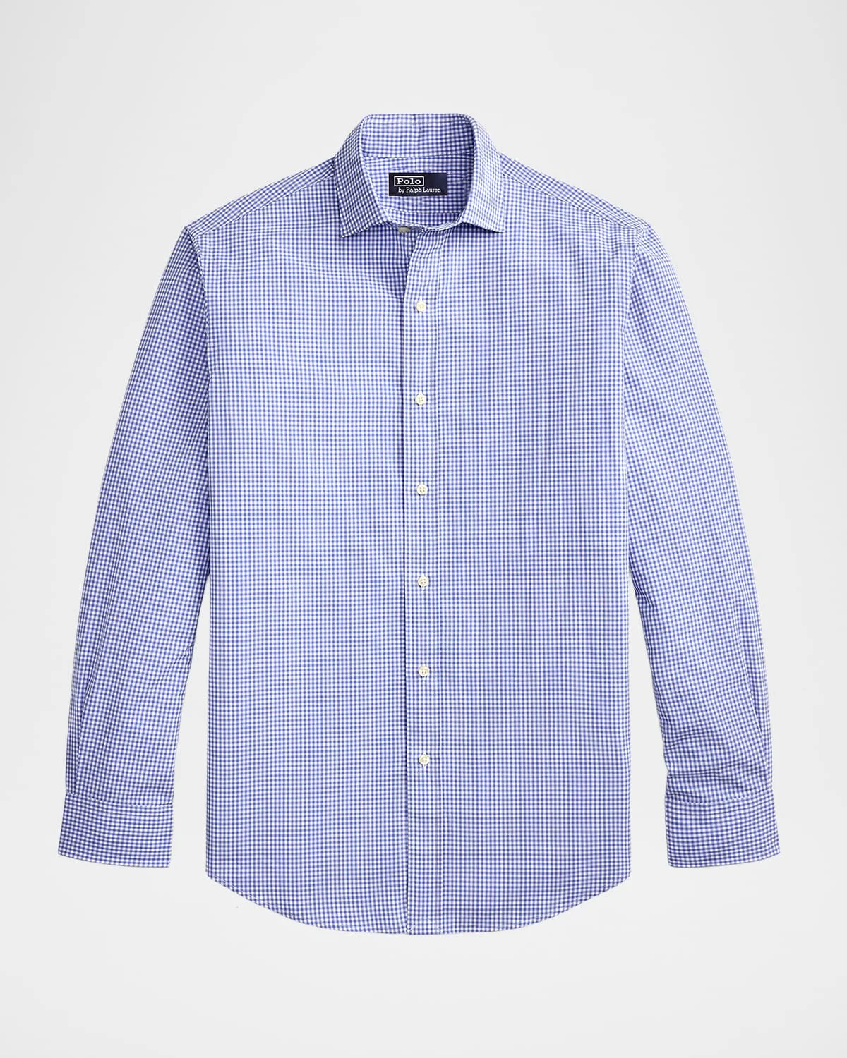Men's Cotton Poplin Woven Micro-Check Sport Shirt - 1