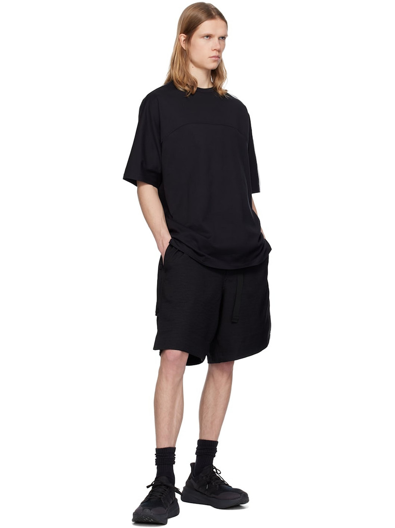 Y-3 Black M 3-Stripes Short Sleeve T-shirt outlook